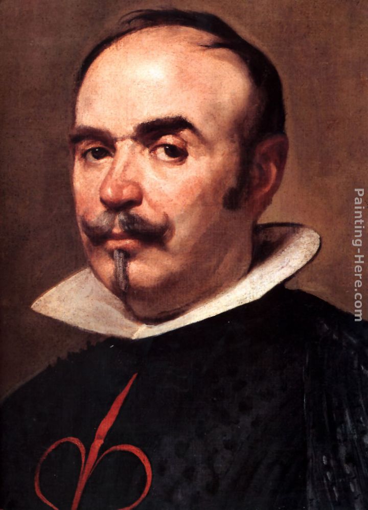 Portrait [detail] painting - Diego Rodriguez de Silva Velazquez Portrait [detail] art painting